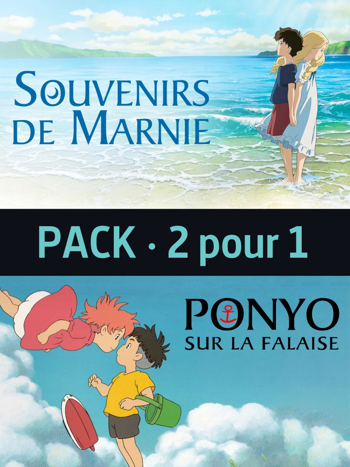 2 pour 1 : Ponyo sur la falaise - Les souvenirs de Marnie | Miyazaki, Hayao (Réalisateur)